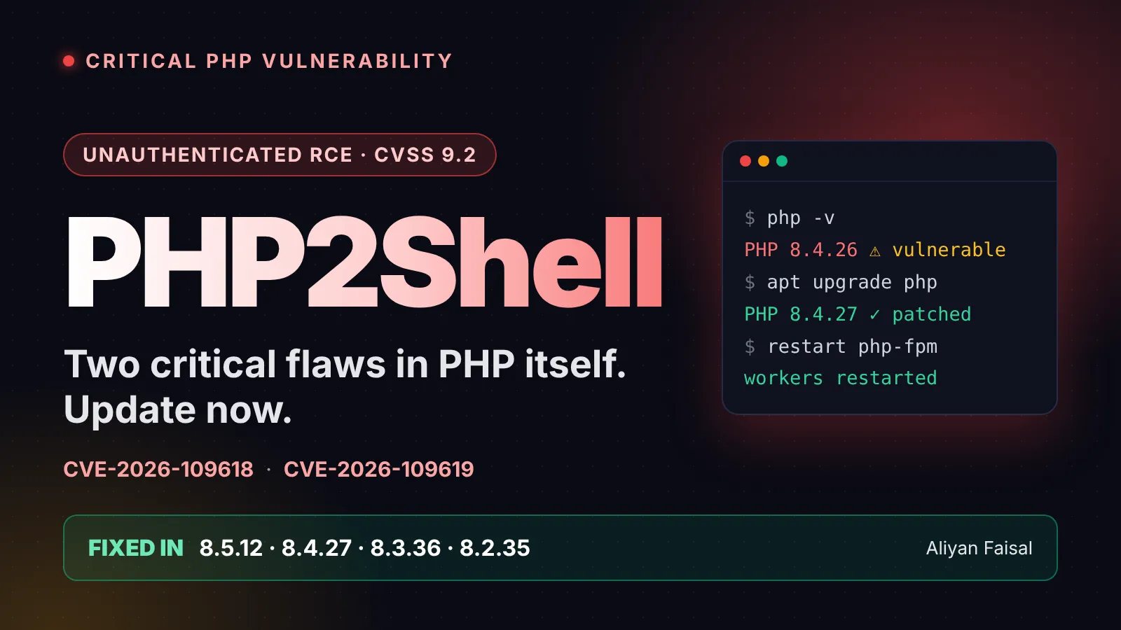 PHP2Shell: Critical PHP RCE Flaws and the Fix